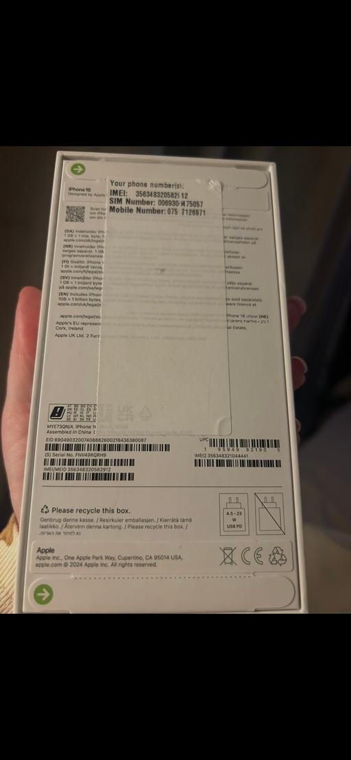 Buy & Sell Marston Green Solihull - Photos for iPhone 16 new and sealed 128gb