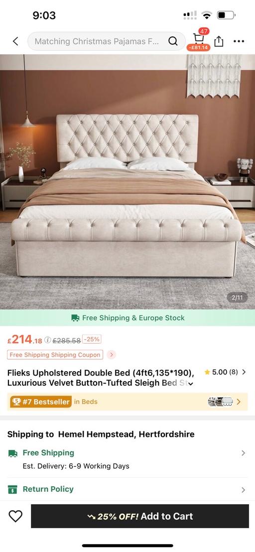 Buy & Sell Hemel Hempstead Dacorum - Photos for Double bed with storage