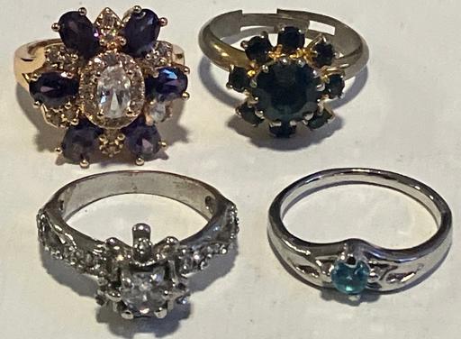 Buy & Sell Yeovil Somerset - Photos for Ladies 4xsilver unmarked gem set ring’s.