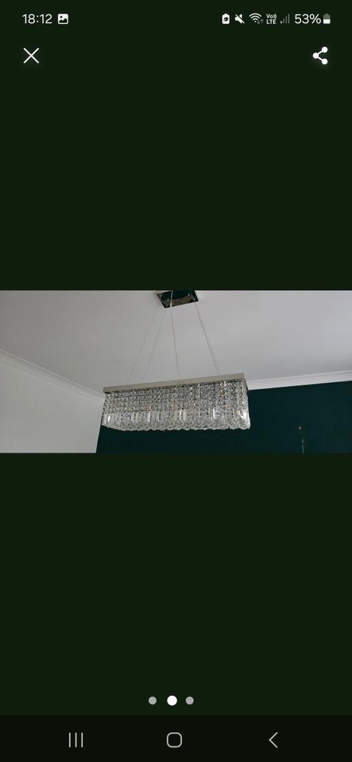 Buy & Sell Bescot Walsall - Photos for 2 chandelier hanging lights
