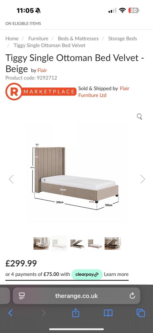 Buy & Sell Brookvale Halton - Photos for Single Ottoman Bed