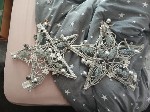 Buy & Sell Wednesfield Wolverhampton - Photos for 2 Wooden Star Christmas Lights