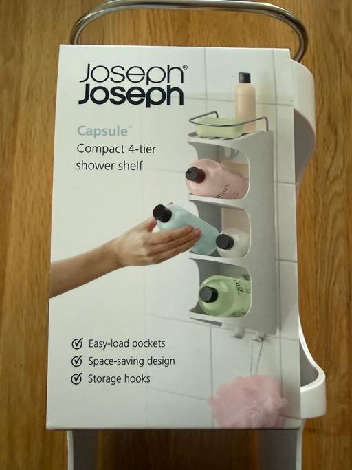 Buy & Sell Leamouth East London - Photos for Joseph Joseph 4-tier White Shower Shelf