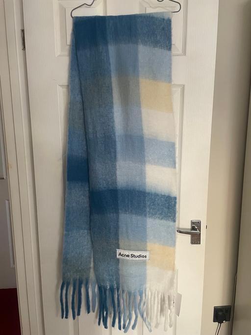 Buy & Sell Stanmore Harrow - Photos for Acne Studios Blue check scarve with fringes