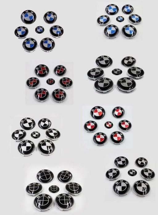 Vehicles - Photos for Bmw 7 piece badge set