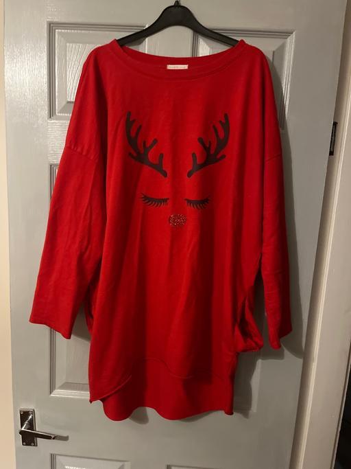 Buy & Sell Conisbrough Doncaster - Photos for Ladies size 20/22 red tunic with pockets.