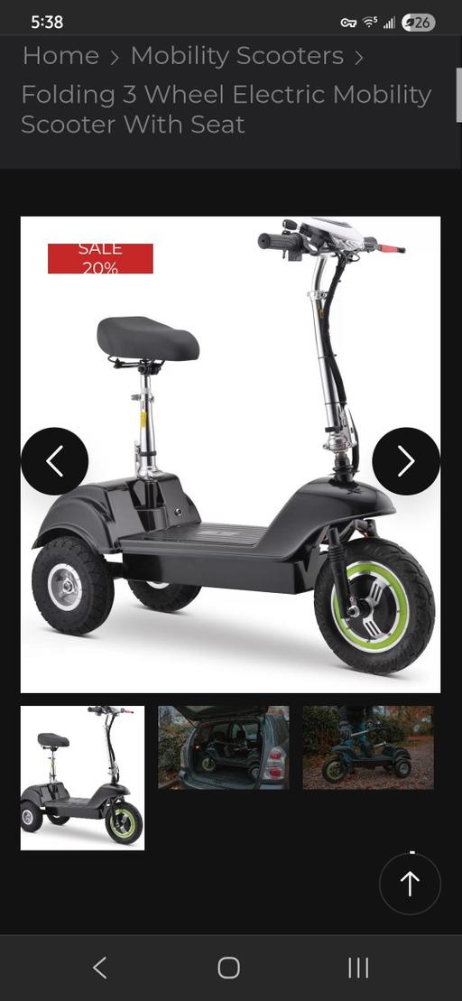 Buy & Sell Coventry City Centre Coventry - Photos for zipper mobility scooter.