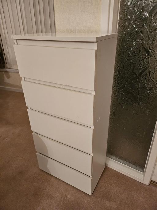 Buy & Sell Catherine-De-Barnes Solihull - Photos for Gloss white chest draws 5 draws