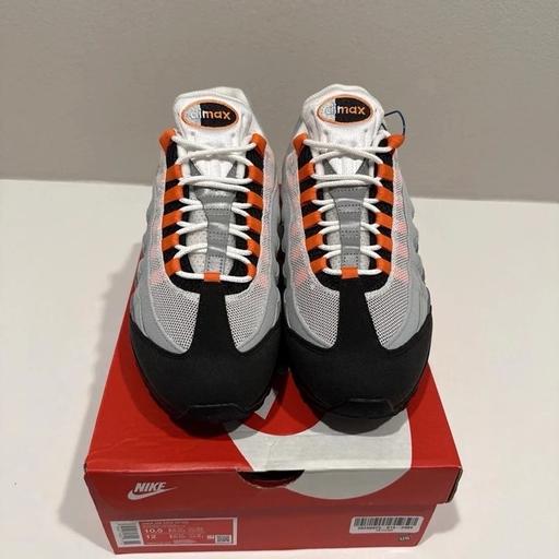 Buy & Sell East Finchley North London - Photos for Nike Air Max 95 OG Grey/Mandarin Leather