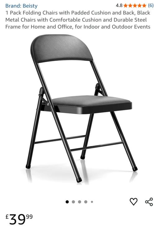 Buy & Sell Smethwick Sandwell - Photos for brand new folding chair in black