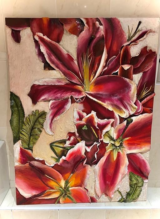 Buy & Sell Heaton With Oxcliffe Lancaster - Photos for 3D LILLY PAINTING 🌸