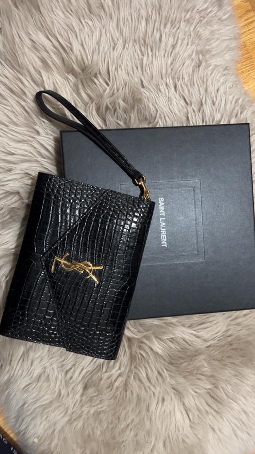 Buy & Sell Wapping East London - Photos for YSL Cassandre Crocodile Flap Pouch Shiny