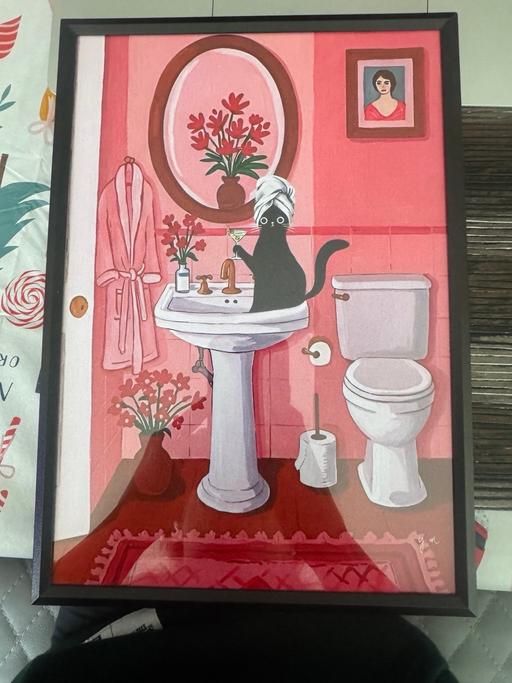 Buy & Sell Willenhall Walsall - Photos for cat A4 FRAMED wall art in black frame