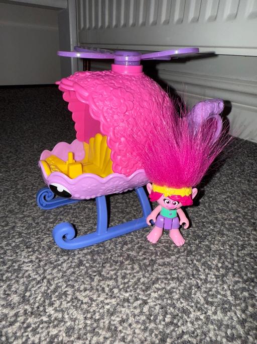 Buy & Sell Wednesbury Sandwell - Photos for Trolls helicopter and poppy figure
