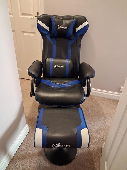 Buy & Sell Edgbaston Birmingham - Photos for Vinsetto gaming chair and foot stool