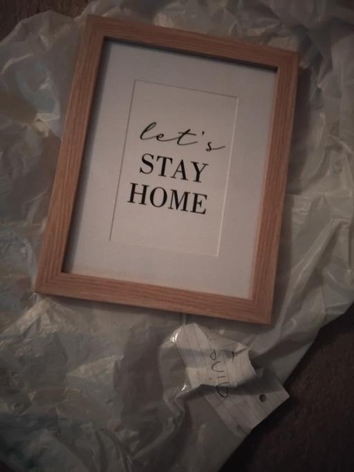 Buy & Sell Sedgley Dudley - Photos for picture frame lets stay home