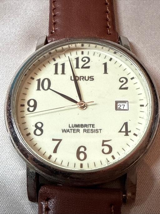 Buy & Sell Sutton Bridge South Holland - Photos for Lotus men’s watch with brown leather strap