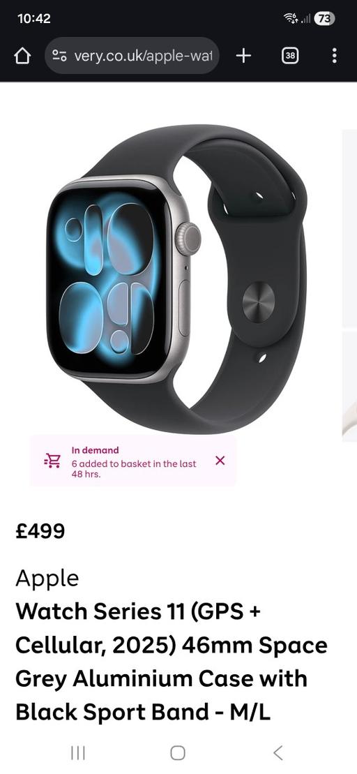 Buy & Sell Aspull Wigan - Photos for apple watch 11 series cellular