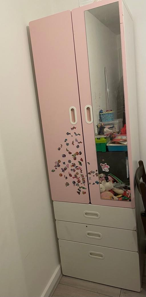 Buy & Sell Carshalton Sutton - Photos for Kids pink ikea cupboard