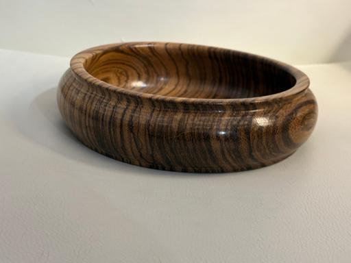 Buy & Sell Gourock Inverclyde - Photos for Handmade Zebrano Wood Bowl | Rare Wood