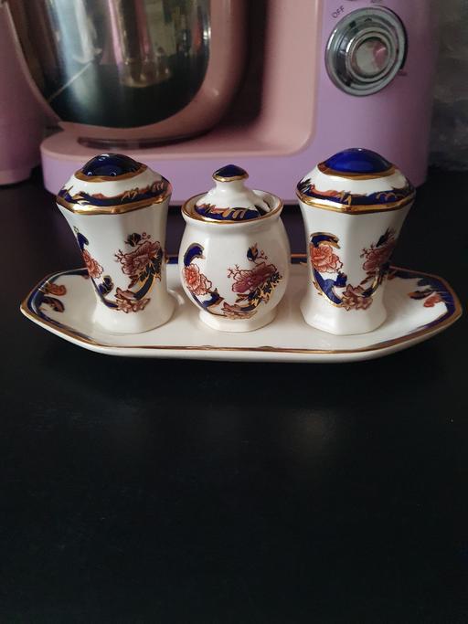 Buy & Sell Upper Gornal Dudley - Photos for cruet set with tray masons ironstone