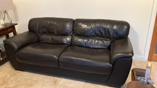 Buy & Sell Eccleston Park Saint Helens - Photos for Brown leather sofa & armchair