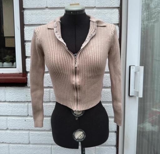Buy & Sell Mitcham Merton - Photos for Crop beige top with zip