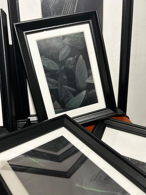 Buy & Sell Stone Cross Park Wigan - Photos for 10 IKEA frames with leaf prints