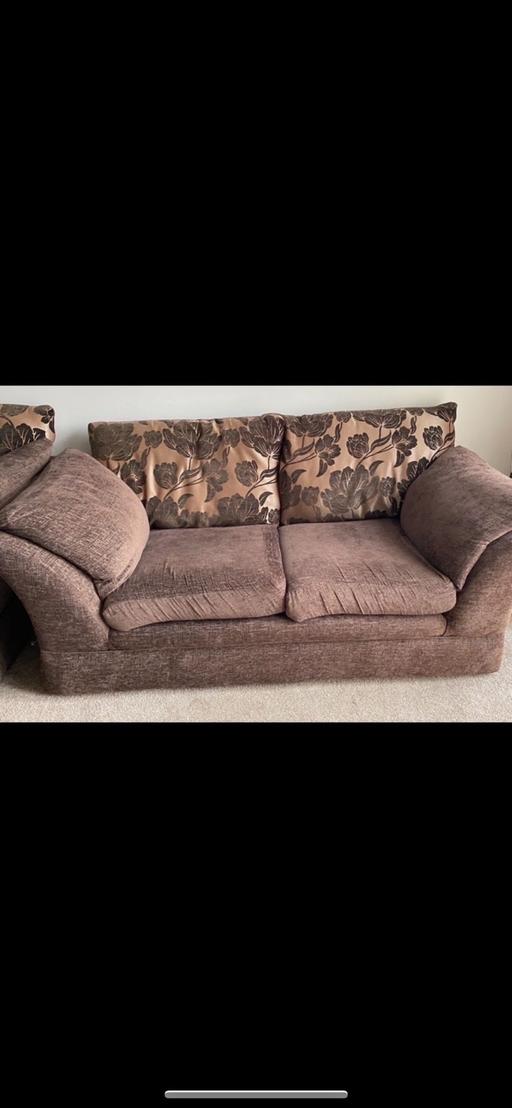 Buy & Sell Thornhill Lees Kirklees - Photos for 3-2-1 Brown sofa set - £100!!