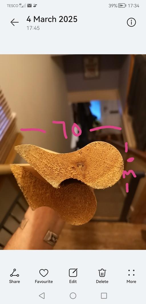 Buy & Sell Whitburn South Tyneside - Photos for Oak stair rail