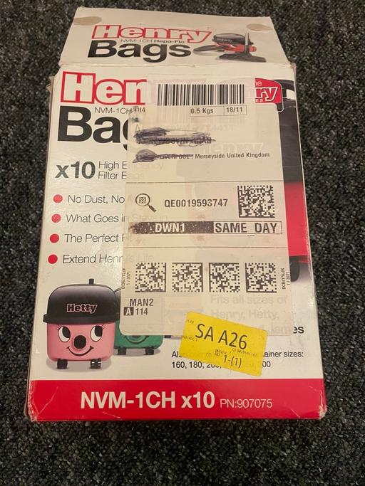 Buy & Sell Enfield Wash Enfield - Photos for Henry hoover bags