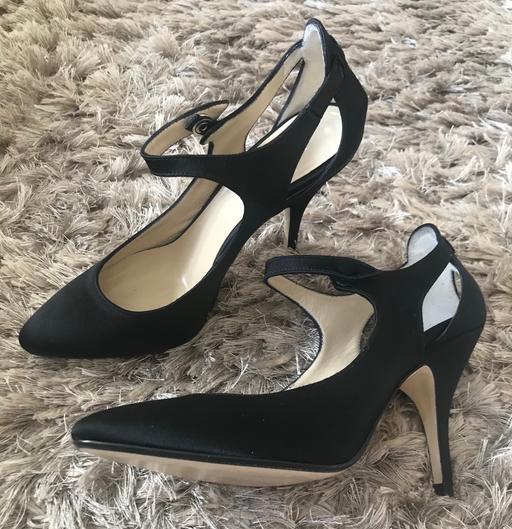 Buy & Sell Combe Down Bath and North East Somerset - Photos for HOBBS black satin high heels (size 3.5 UK)