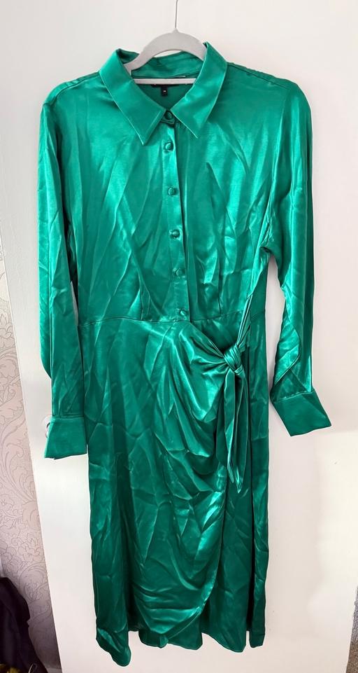 Buy & Sell West Brompton South West London - Photos for NEXT Satin Shirt Midi Dress Size Uk 14