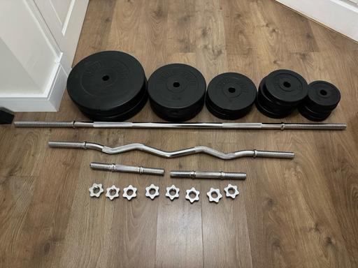 Buy & Sell Great Barr Sandwell - Photos for Gorilla Sports 100kg Vinyl Weights Set