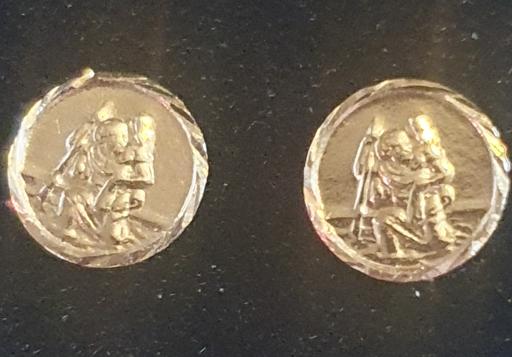 Buy & Sell Horwich Bolton - Photos for 9ct Small St Christopher Studs