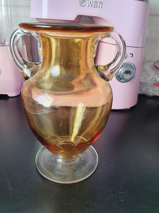 Buy & Sell Upper Gornal Dudley - Photos for vintage Amber glass vase