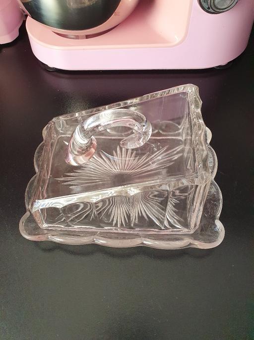 Buy & Sell Upper Gornal Dudley - Photos for vintage glass butter/cheese dish
