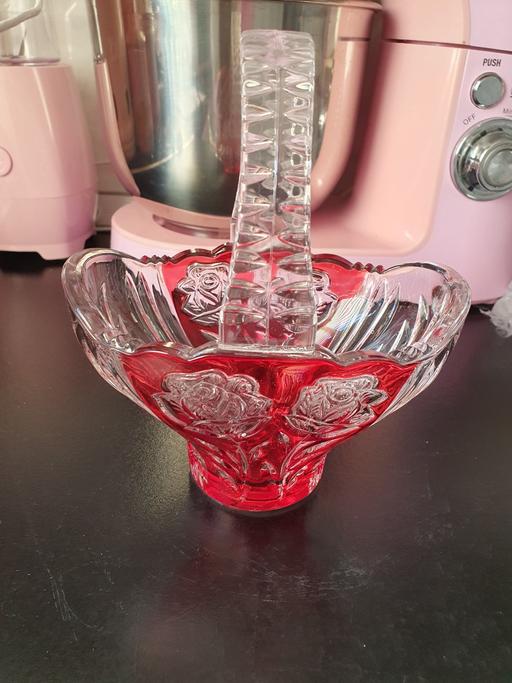 Buy & Sell Upper Gornal Dudley - Photos for red crystal glass basket ornament