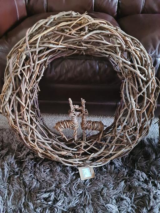 Buy & Sell Halesowen Dudley - Photos for natural wood wreath and 2x hanging baskets