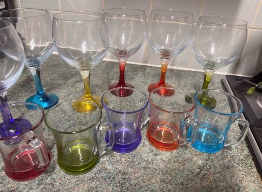 Buy & Sell Cranford Hounslow - Photos for Set of Colorful Glasses