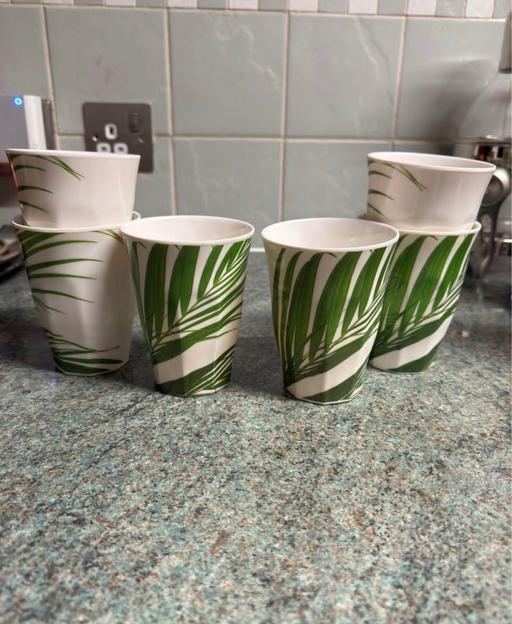 Buy & Sell Cranford Hounslow - Photos for Set of 5 Leaf Print Cups
