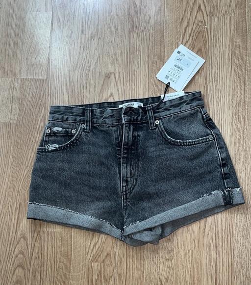 Buy & Sell Ealing Broadway West London - Photos for Pull and Bear Black Denim Shorts