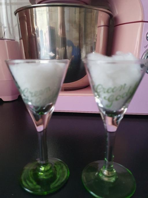 Buy & Sell Upper Gornal Dudley - Photos for vintage glasses x 2 green goddess