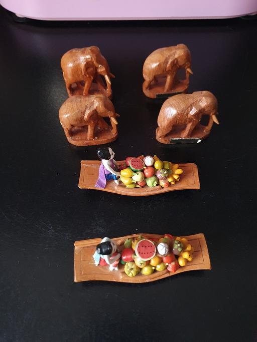 Buy & Sell Upper Gornal Dudley - Photos for oriental carved wood ornaments x 6