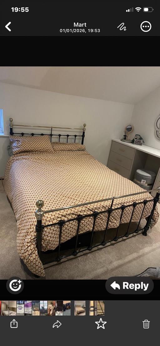 Buy & Sell Pelsall Walsall - Photos for Double metal bed frame