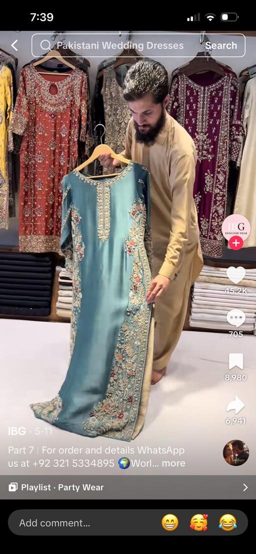 Buy & Sell Levenshulme Manchester - Photos for Silk wedding asian suit size Small and Medium