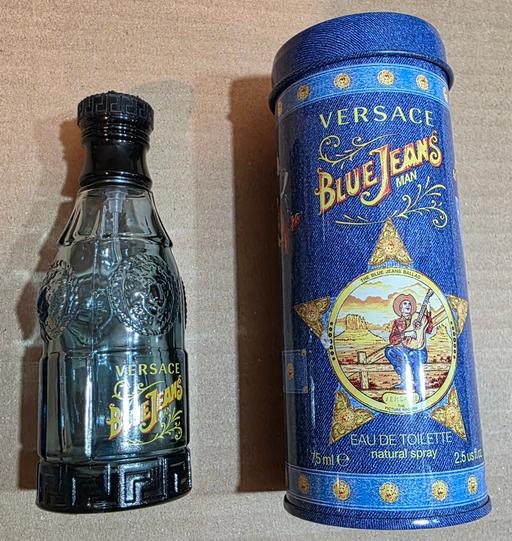 Buy & Sell Stourbridge Dudley - Photos for Versage Blue Jeans Glass Blue Bottle EMPTY