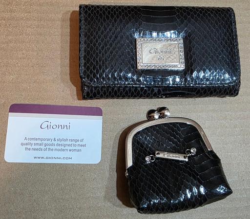 Buy & Sell Stourbridge Dudley - Photos for Gionni Black Purse + Coin Purse - Zip Missing