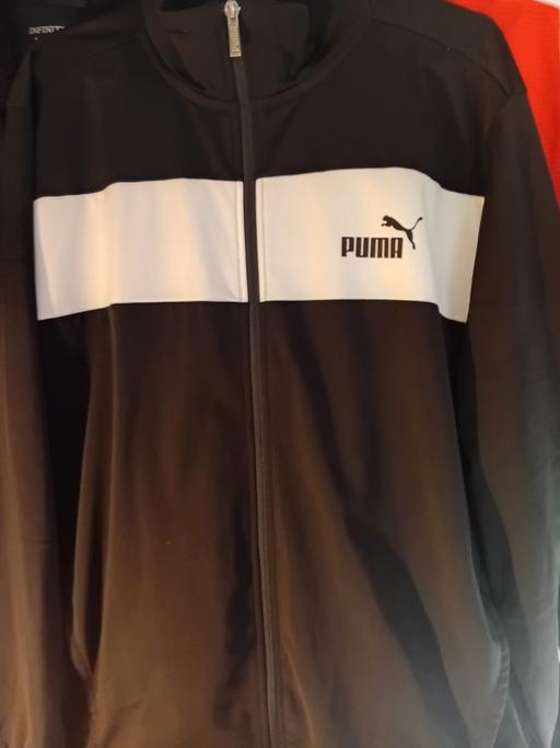 Buy & Sell Fawdon Newcastle upon Tyne - Photos for Retro Puma Tracksuit ( XL) Black n white