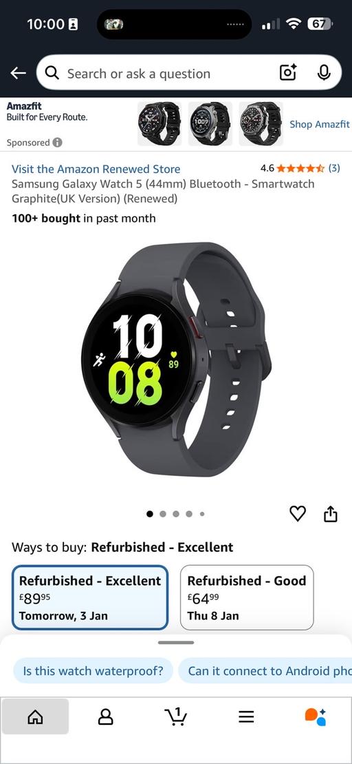 Buy & Sell Edgware Barnet - Photos for Samsung Galaxy Watch 5 44mm - Bluetooth